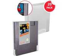 Link-e : 20 X Boitier de Protection en Plastique Compatible avec Cartouche de Jeu sur Console Nintendo NES Entertainment System