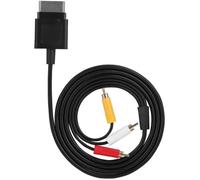 Link-e : Cable AV Audio/Video RCA HD Compatible avec la Console Microsoft XBOX 360