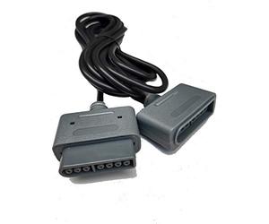 Link-e : Cable rallonge longueur 3m compatible avec manette de jeu sur console Super Nintendo Famicom SNES Supernes