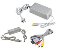 Link-e : Chargeur Secteur Gamepad, Cable AV et Alimentation Compatible avec la Console Nintendo Wii-U