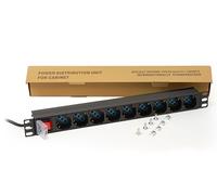 Link Multiprise pour rack 19 LK10053 9 prises universelles, interrupteur, fiche italienne 16 A