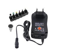 Link LK1230W Alimentation Universelle 3-12 V 30 W USB 5 V 2,1 A - Adaptateur réglable pour électronique, routeur, LED et Petits appareils