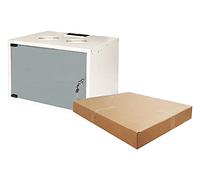 Link LK1907U40E Armoire Rack 19" DISSEMBLÉ 6 UNITÉ Mur (A) 370 X (L) 540 X (P) 400 MM Couleur Gris Porte Verre