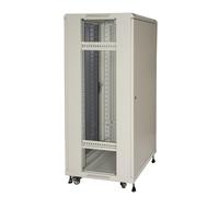 Link LK1927U66GFP Armoire Rack 19" 27U - 1388x600x600 mm, Gris, Porte en Verre, démontée, pour serveurs, commutateurs et équipements informatiques