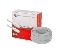 LINK LK6A100 Câble réseau Cat. 6A non blindé UTP AWG24 Halogène flexible couleur gris 100 m