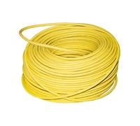 LINK LK6A100Y Cable reseau Cat. 6A non blinde UTP AWG24 Halogene flexible couleur jaune 100 m