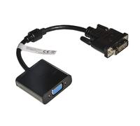 Link LKADAT121 Adaptateur vidéo Actif DVI-D 24+1 mâle vers VGA 15 pôles Femelle - Convertisseur de Signal numérique en analogique pour moniteurs et projecteurs