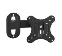 LINK LKBR46 Support Mural 2 articulations pour écran 13-27" jusqu'à Vesa 100 x 100 cm Orientation Verticale et Horizontale