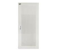 Link LKDOOR27UF Porte en métal perforée avec Serrure pour Armoire Rack Link 27U 600 mm - Gris, Ventilation et sécurité