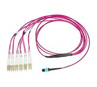 Link LKLCMP045 Câble FAN-OUT fibre optique MPO 12 FIBRES OM4 LSZH avec 12 connecteurs LC MT 5