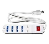 Link lkmp04usb multiprise 4 prises universelles ita 10/16 a à fiche 16 a avec interrupteur avec 2 prises usb G