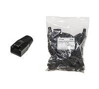 LINK lkpl8 N lkpl8 N Boîte 100 copriconnettori 6 mm pour Plug RJ45 8 Broches Câble Cat 5e- 6 Noirs, ()