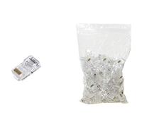LINK LKPL85U Lot de 100 connecteurs RJ45, 8 pôles, catégorie 5E UTP, Non blindé