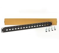LINK LKPV16 Panneau de Brassage Vide 16 Ports, Noir