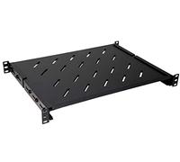 Link LKRIP350AN Étagère pour Armoire Rack 19" Extensible 350 mm avec 4 Crochets Noir