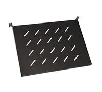 Link LKRIP400N Étagère Universelle pour Armoire 19" 2U - Profondeur 400 mm, Noir, Support Rack Server et Réseau