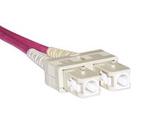 LINK lkscsc4515 Câble Fibre Optique SC à SC Multi-Mode Duplex OM4 50/125, 15 MT