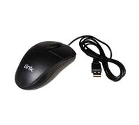 LINK Mouse Ottico USB LKMOS35 Nero 1200DPI 3 Tasti Design Ergonomico per PC