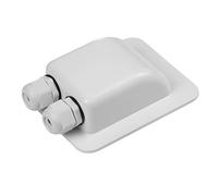 Link Solar Double entrée de câble solaire ABS résistante aux intempéries, pour tous les types de câbles, 2 mm² à 6 mm² pour projet solaire sur camping-car, camping-car, bateau