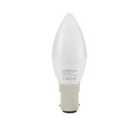 Link2Home Wi-Fi LED SBC (B15) Bougie Opale Dimmable, Blanche + RGB 470 lm 5,5