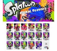 Linkage amiibo mini card Splatoon 2/Bataille de paintball 1/2/3 Generation Universal Limited Costume Convient pour Nintendo Switch - 17PCS (3.1*2.1cm) G
