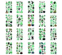 Linkbro Lot de 20 tatouages d'Halloween pour enfants - Lumineux - 200 styles mixtes lumineux - Petits cadeaux pour enfants garçons et filles à partir de 3 ans