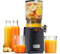 LINKChef Extracteur de Jus Lent à Froid, Ouverture 130 mm, Extracteur de Jus de Fruits et Légumes, Capacité 1,8 L, 250W Slow Juicer Machine avec fonction inversion, facile à nettoyer, Sans BPA
