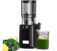 LINKChef SJ-052-EU-BL Centrifugeuse - CE Certifié 250W Puissance 1.8L Grande capacité Pression à froid à vitesse lente (50-65 tr/min) Gain de temps Installation facile - Noir