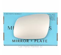 Linke Beifahrerseite Flügeltür Spiegelglas Für Kia Rio 2010-2011 + Platte