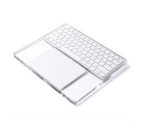 LINKEET Support en acrylique pour clavier Apple Magic Keyboard et Trackpad Gen 3/2, clavier compact Mac transparent et plateau de support pour pavé tactile, stabilisateur ergonomique pour une saisie