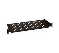 Linkeo - Etagère pour moniteur sur rack - noir, RAL 9005 - 2U