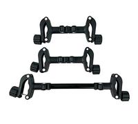 Linker de Joint de Connecteur en Plastique Durable, Adaptateur de Connecteur de Poussette de bébé Jumeau, Adaptateur de Connecteur de Poussette, avec Poussettes (BLACK)