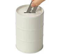 Linkidea Boîte de rangement en métal pour lames de rasoir, pour ranger les lames usagées (blanc), SHC3-03