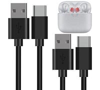 Linkidea Câble de charge compatible avec Soundcore V40i, Space ONE/Q45, Sleep A30, P41i, Life P3, Boom 3i, AeroClip, Liberty 5/4, C30i, A30i, câble de remplacement USB vers USB-C (lot de 2, 120 cm)