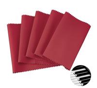 Linkidea Clavier de piano anti-poussière pour clavier, chiffon anti-poussière pour clavier acoustique et numérique 88 touches et clavier électrique (rouge)