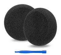 Linkidea Coussinets de rechange pour casque GRADO SR60, SR80, SR125, SR225, M1 (mousse/noir)