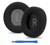 Linkidea Coussinets de rechange pour casque Microsoft Xbox sans fil, Xbox stéréo filaire édition spéciale 20e anniversaire (tissu en maille/noir)