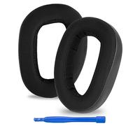 Linkidea Coussinets de rechange pour casque Sennheiser GSP 600, GSP 670, GSP 500 Professional Gaming, GSP 601, GSP 602 (Hybride Velour/Noir)