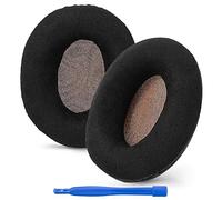 Linkidea Coussinets de rechange pour casque Sennheiser Momentum On-Ear, Momentum 2.0 On-Ear, HD1 (Velour/Noir)