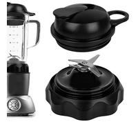 Linkidea Cross Blade - Accessoires de rechange compatibles avec Nutribullet Blender - Pièces de rechange compatibles avec le modèle NBF50500 (noir)