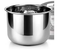 Linkidea Cuvette intérieure en acier inox pour cuiseur à riz, compatible avec Instant Pot modèle PPC770, PPC771, lavable au lave-vaisselle, sans revêtement - bol de remplacement