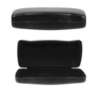 Linkidea Étui à lunettes de soleil surdimensionné, étui pour lunettes à monture large, sac de voyage pour lunettes compatible avec DIOR Diorbay S1U Prada PR/59WS PR 63XS Rayban Metal Aviator (noir)