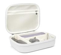 Linkidea Étui de rangement pour appareil d'épilation laser, organisateur de rasoir de voyage pour femme, compatible avec Air 3 IPL et 10 IPL, sac d'épilation portable, blanc