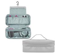 Linkidea Étui de Transport de Voyage Compatible avec Dyson Airwrap Styler, sèche-Cheveux Portable à Suspendre, bigoudis, Organisateur de lisseur, Sac de Voyage avec Crochet (Gris), Gris, Moderne