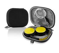 Linkidea Étui de transport pour casque compatible avec Bose, B&O, Audio-Technica, Sony, étui de protection rigide avec câble, rangement pour chargeur (noir)