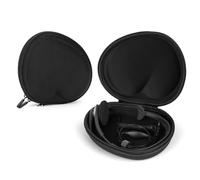 Linkidea Étui de transport pour casque compatible avec Logitech Stereo, Plantronics Blackwire 3220, Jabr Engage 75 et plus encore, coque de protection rigide de rechange (noir)