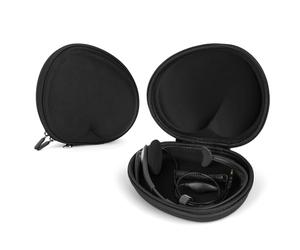 Linkidea Étui de transport pour casque compatible avec Logitech Stereo, Plantronics Blackwire 3220, Jabr Engage 75 et plus encore, coque de protection rigide de rechange (noir)