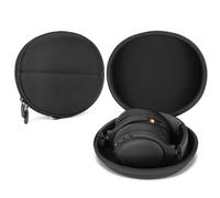 Linkidea Étui de transport pour casque compatible avec Skullcandy Crusher ANC 2/EVO, Riff 2, Hesh 3 et plus encore, coque de protection rigide de rechange (noir)