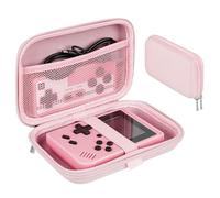 Linkidea Étui de Transport pour Console de Jeu Portable, boîte de Protection de Voyage rétro pour Mini Lecteur de Jeu pour câble de Chargement, écouteurs, Piles et Accessoires