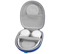 Linkidea Étui de transport pour écouteurs Sony WH-CH520/WH-CH510/MDR-ZX310/Skullcandy Riff 2, coque rigide de rechange avec câble et chargeur (bleu)